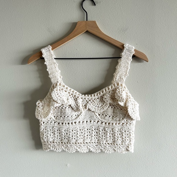 Sea New York Rylee Crochet Tank | Size Small | Good Pre-Owned - Picture 4 of 15